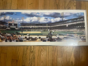 COMISKEY PARK CONTINUUM LITOGRAFIA incorniciata 1990 Bill Goff, Inc 14 per 36 - Foto 1 di 2