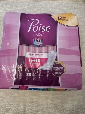 Almohadillas para incontinencia Poise para mujer #6 Ultimate regular, 39 almohadillas, paquetes despeinados Foto 1 de 2