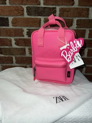 Mini Mochila Zara X Barbie La Película Goma Rosa Mattel - Nueva Foto 1 de 4