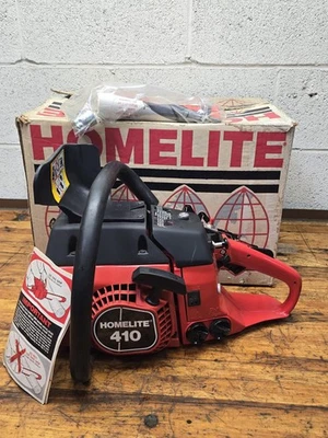 Vintage NOS Homelite 410 Chainsaw NEW in Box No Bar - Image 1 of 4