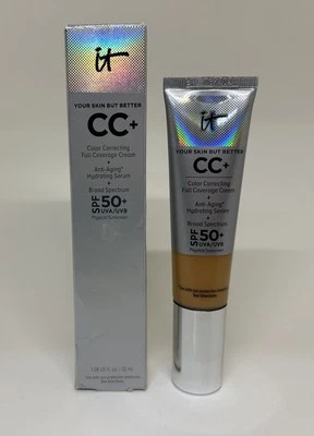 IT COSMETICS YOUR SKIN BUT BETTER CC+ FOUNDATION CREAM RICH 1.08 NWB READ DESCR - Image 1 of 4