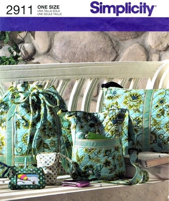 BAGS & Accessories Simplicity 2911 UNCUT Sewing Pattern ©2008 Messenger Phone - Image 1 of 4