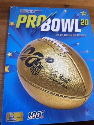 autographed 2020 pro bowl program Patrick Ricard Darius Leonard Brett Kern - Image 1 of 4