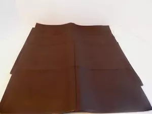 Pier 1 Imports Faux Leather Brown Placemats Stitched 18.5"x13 - Lot of 4 - NEW - Picture 1 of 7