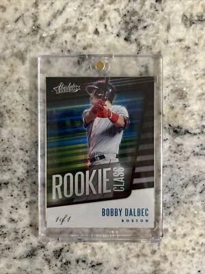 2021 Absolute Baseball Bobby Dalbec Rookie Class 1/1 - Boston Red Sox - Image 1 of 2