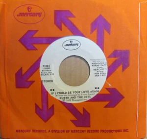 RUBEN AND THE JETS "IF I COULD BE YOUR LOVE AGAIN" 7' USA promo mint FRANK ZAPPA - Picture 1 of 3