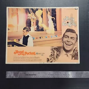 1969 Angel In My Pocket Andy Griffith Jerry Van Dyke Movie Theatre Lobby Card Ad - Picture 1 of 5