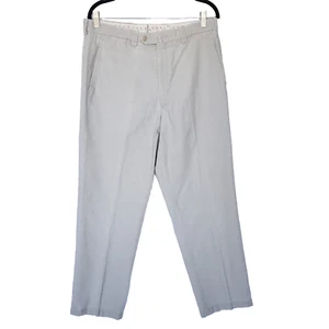 Pantalones chinos/causales Luciano Barbera 50 34 gris claro 100 % algodón pana EE. UU. - Imagen 1 de 14