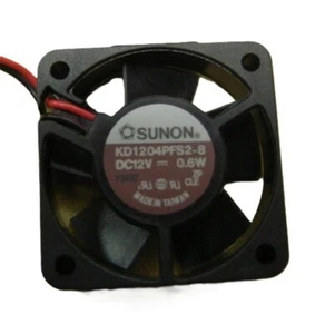 Ventilador sin escobillas de 12 voltios CC, 4,9 CFM, 0,6 vatios, 40 x 40 x 10 mm, Sunon KD1204PFS2-8 - Imagen 1 de 4