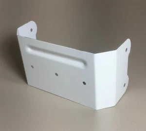 Downspout Gutter Pipe Clip Hidden Bracket 3x4 High Gloss White - Picture 1 of 3