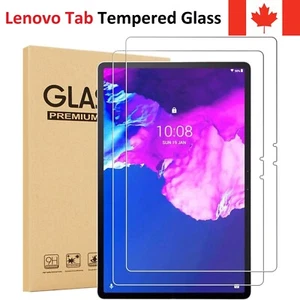 (2 PACK) Tempered Screen Protector for Lenovo Tab M11 M10 M9 M8 M7 P11 Plus Pro - Picture 1 of 7
