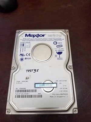 Maxtor DiamondMax Plus 9 120GB ATA/133 IDE Hard Drive YAR41BW0 N M B D - Image 1 of 2