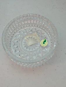 vintage waterford lead crystal bottle coaster made in ireland item # 130170 - Picture 1 of 12