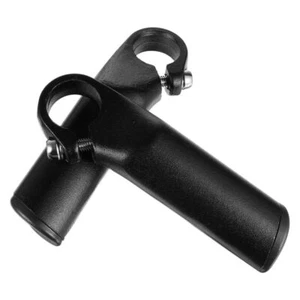 1 par de manillar auxiliar duradero de aleación de aluminio (negro) - Imagen 1 de 12