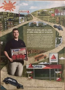 2011 Citgo Service Gas Station PRINT AD Chris Citgo Owner Climax North Carolina - Picture 1 of 5