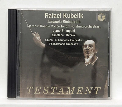 KUBELIK ⸺ JANACEK sinfonietta ⸺ MARTINU double concerto ⸺ TESTAMENT CD NM - Image 1 of 2