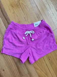 New So Girl's Shorts Pink Terry Elastic Waist 6x XS - Picture 1 of 2