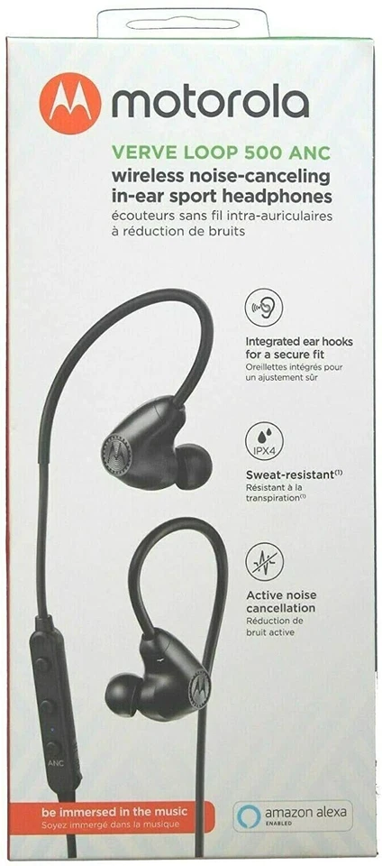 Motorola Verve Loop 500 ANC Wireless Noise-Canceling In Ear Sport Headphones  - Image 1 of 1