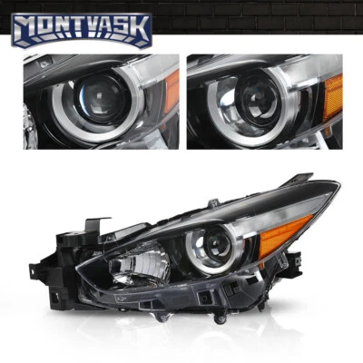 Faro proyector halógeno lado del conductor izquierdo apto para Mazda 3 2017-2018 Foto 1 de 4