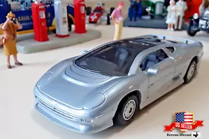 NUEVO-Jaguar XJ220 Maisto Fricción Coche de Juguete Escala 1/40 Diecast Plateado-Suelto Sin Caja - Imagen 1 de 10