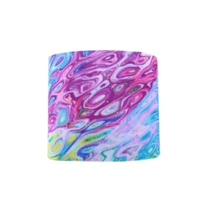 Tie Dye 3"  grosgrain ribbon with glitter dots the listing is for 2 yards - Picture 1 of 1