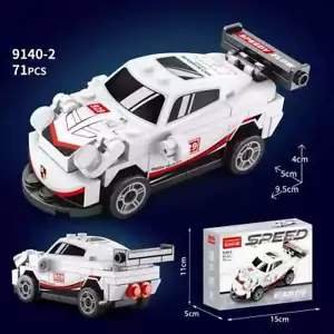Hot Sale 71 Pieces Mechanical Building Blocks Pull Back Car Model 9140 - 2 Toys - Picture 1 of 1
