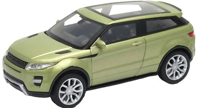 Welly Land Rover Range Rover Evoque Green scala 1:34 1:39 auto pressofusa... - Immagine 1 di 4
