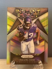 2017 Panini Prizm Instant Impact Dalvin Cook #3 Rookie Card Vikings/JETS
