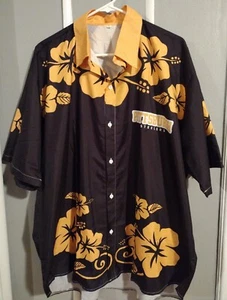 Pittsburgh Steelers Button-Down Shirt Hawaiian Beach Casual Short Sleeve XXL - Picture 1 of 7