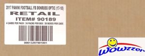 2017 Donruss Optic Football 24ct Retail 20 Box Factory Sealed CASE-MAHOMES RC YR
