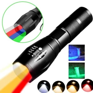 Linterna 4 en 1 Multicolor Rojo Verde Azul Blanco Luz y Amarillo Ámbar Rojo - Imagen 1 de 9