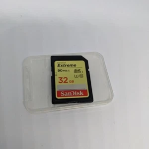SanDisk Extreme 32GB Class 10 SDHC SD Memory Card UHS-I (90MB/s) V30 4K UHD - Picture 1 of 4