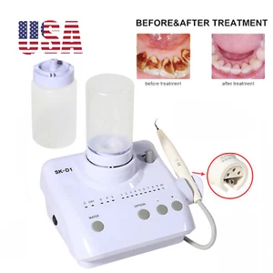 Escalador ultrasónico dental 2 botellas compatible con SK-D1 DTE SATELEC pieza de mano + 5 * puntas - Imagen 1 de 12