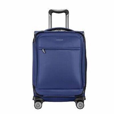 New Ricardo 22  Softside Carry-On Luggage Spinner Packing Cubes USB Port Blue • 99.75$