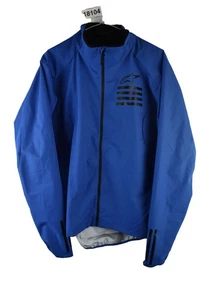 ALPINESTARS Blue Windbreaker jacket size L Mens Light Biker Descender V3 - Picture 1 of 8