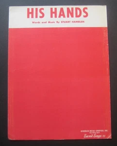 His Hands by Stuart Hamblen sheet music - Picture 1 of 3