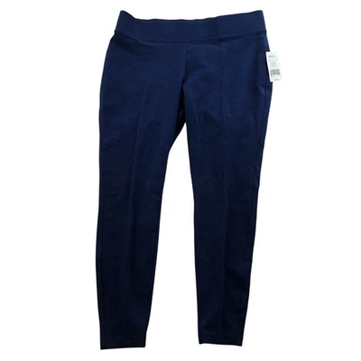 NWT Lands End Women's Leggings Medium Skinny Pull On Stretch Athleisure Mid Rise - Image 1 of 4