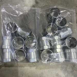 Lot of 18 - Set Screw Thinwall Conduit Coupling 2", Use With EMT Conduit Zinc - Picture 1 of 5