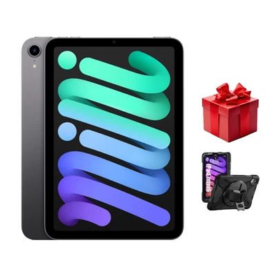 Apple iPad mini 6th Generation 64GB Wi-Fi + Cellular 5G (Unlocked) - Space Grey - Image 1 of 4