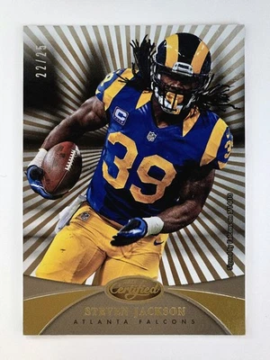 Steven Jackson 2013 Certified Platinum Gold /25 #95 Atlanta Falcons Rams - Image 1 of 3