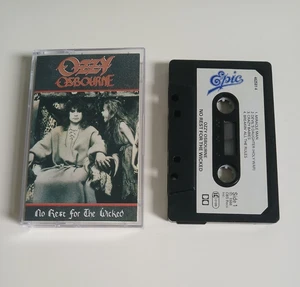 OZZY OSBOURNE NO REST FOR THE WICKED CASSETTE TAPE EPIC CBS UK 1988 - Picture 1 of 1