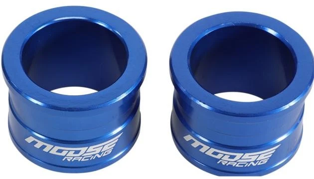 Espaciadores de rueda rápidos Moose delanteros azules para Yamaha WR/YZ 250F/450F/250FX/450FX Foto 1 de 1
