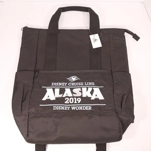Disney Cruise Line Disney Wonder Alaska 2019 Black Backpack Bag DCL New - Picture 1 of 10