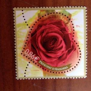 Andorra 639 MNH Rosa Roja año 2007 - Imagen 1 de 1
