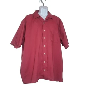 Camisa Polo Ralph Lauren Botón Frontal, Hombre 2XB, Roja, Manga Corta, Cuello, Usada en Excelente Condición - Imagen 1 de 12