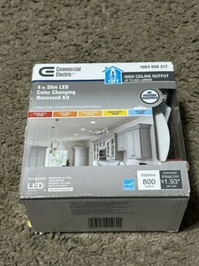 Commercial Electric 4" Ultra Slim LED Canless Recessed Light, Adjustable CCT - Picture 1 of 3