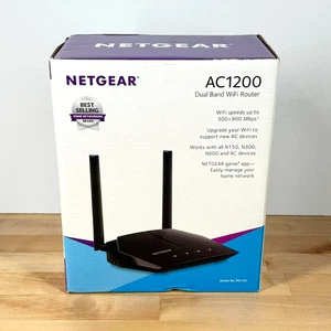 NETGEAR AC1200 router internet wifi dual band modello n. R6120 per dispositivi nuovo - Foto 1 di 8