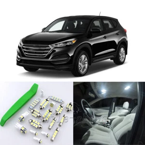 HID White 11pcs Interior LED Light Kit for 2016-2017 Hyundai Tuscon + Free Tool - Picture 1 of 9