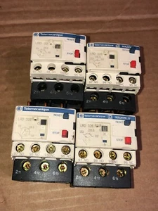 TELEMECANIQUE 23-32A 690V OVERLOAD RELAY LRD326 LOT OF 4 - Picture 1 of 7