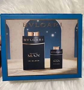 Brand New Bvlgari Man in Black 100ml ➕15ml Men's EDP Perfume Gift Set - Picture 1 of 2